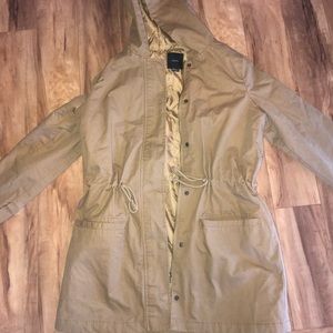 Forever 21 long tan coat!!